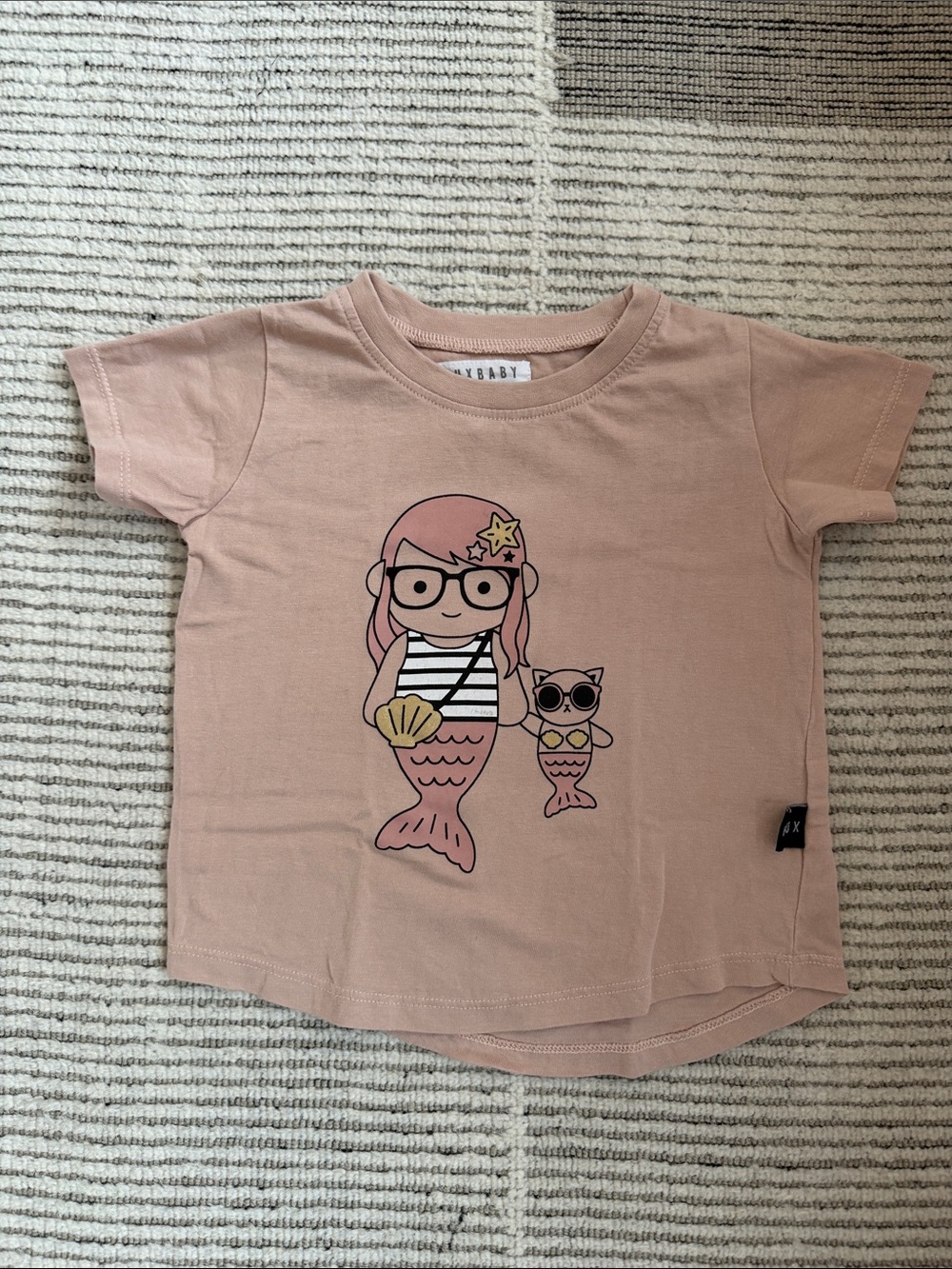 Huxbaby Size 2 Mermaid Graphic Tee